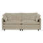 Ensemble de canapés-lits en chenille beige-1562147843-1562147842