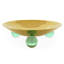 Globo Acrylic and Brass Fruit Bowl