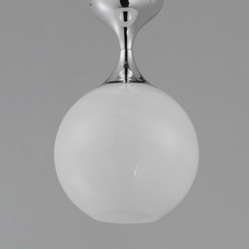 Neve-Semi-Flush Mount, Polished Chrome