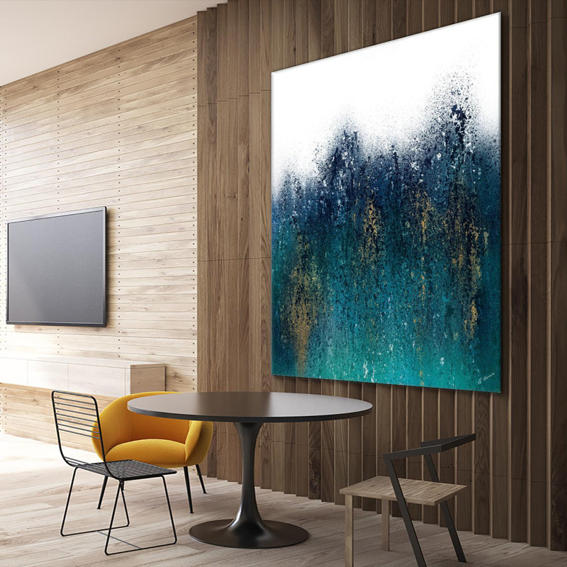 «Soaring Evening Square», reproduction d'art sur toile géante 54 po x 54 po
