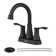 Centerset 2-handle Bathroom Faucet with Drain Assembly