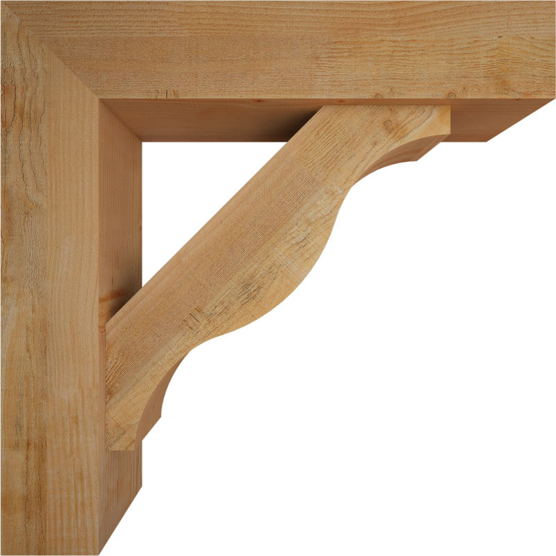 Support Funston Block avec support décalé, 34 x 34, Sapin Douglas de l 8 po (scié brut)