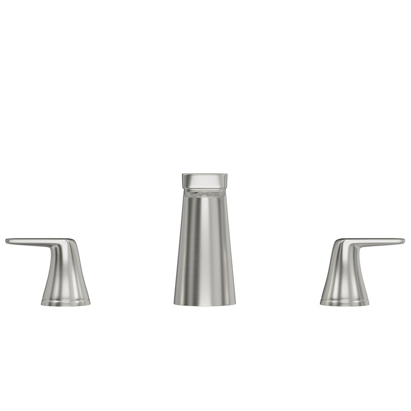 Widespread 2-handle Bathroom Faucet, Brushed Nickel