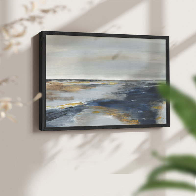 Crépuscule Chesapeake - reproduction encadrée - réarmable, H 22 po x l 28 po, Noir, noir, noir, noir