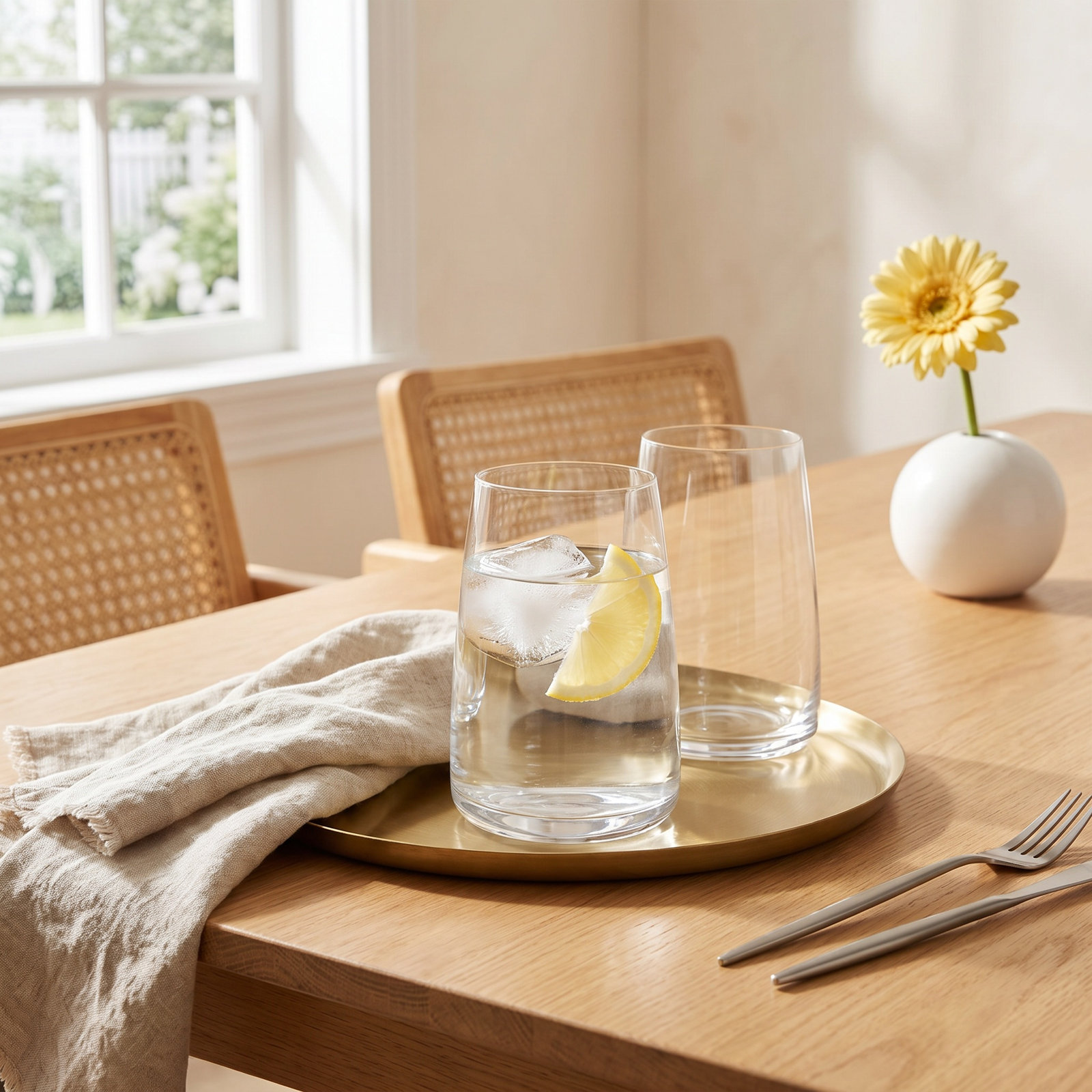 Sensa Crystal Stemless Wine Glass