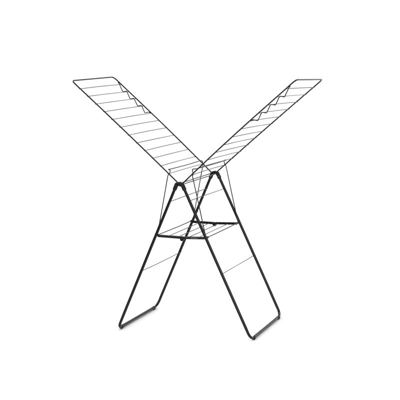 Brabantia Hangon 20 m Folding Drying Rack, Black