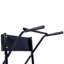 Support de moteur hors-bord pour bateau, chariot de transport de moteur pour le rangement, capacité de poids de 313 lb, avec roues (noir)