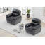 Ensemble de 2 chaises en similicuir Pingry-702271447