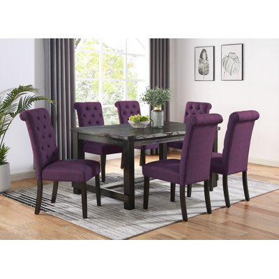 Leviton Urban Style Wood Dark Wash Turned-Leg Dining Set