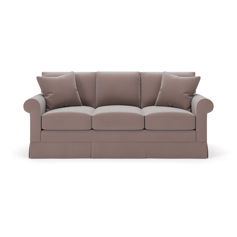 Friedman 89" Upholstered Sofa, Marquis Taupe