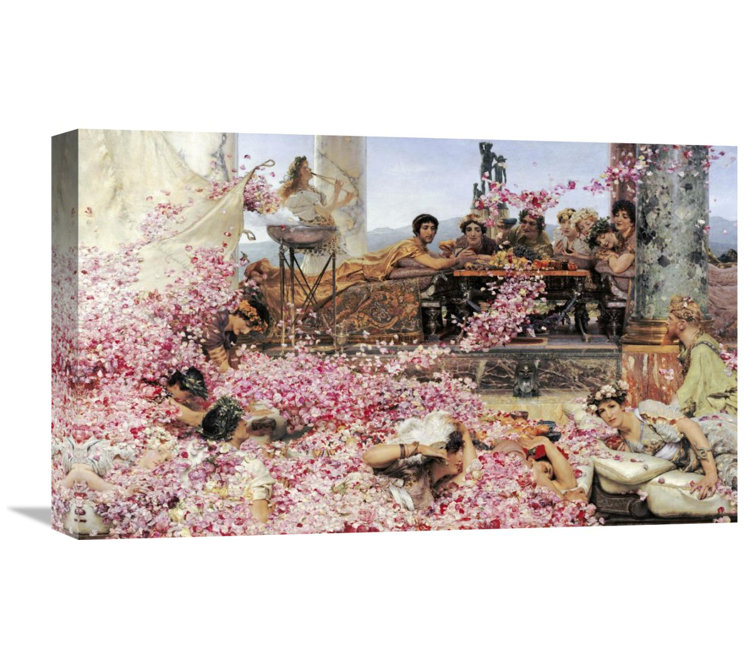 Global Gallery The Roses Of Heliogabalus On Canvas by Sir Lawrence Alma ...