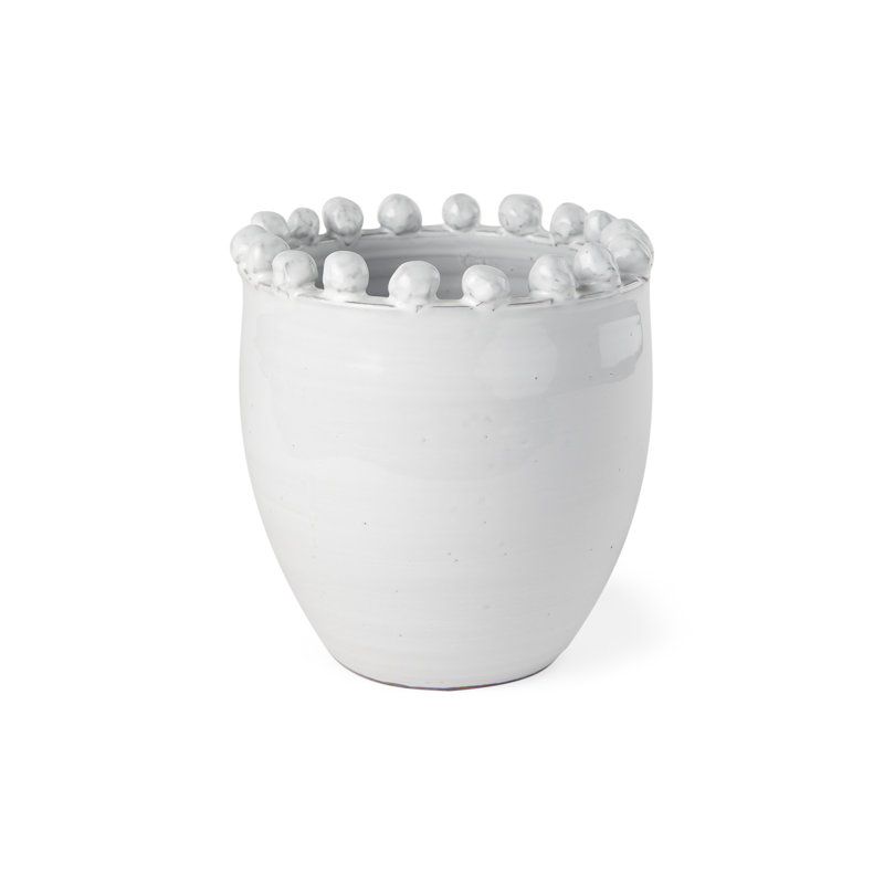 Watson Ceramic / Porcelain Table Vase, 9.06" H x 8.07" W x 8.07" D