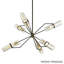 Lustre sphérique spoutnik à 6 lumières Raef-28222746