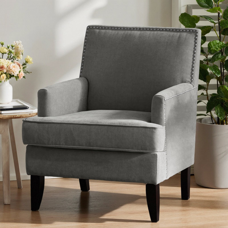 Fauteuil club Madison Park Colton, Gris