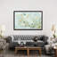 « botanique blue i », impression sur toile-23396428-74396728-74396729