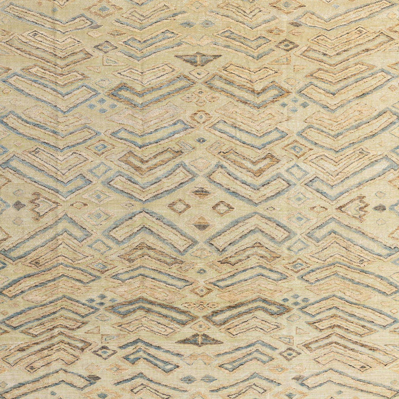 Tapis abstrait moderne 4746, Carré 7 pi