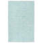 Tapis turquoise / ivoire en coton tissé à plat Modena-63695727
