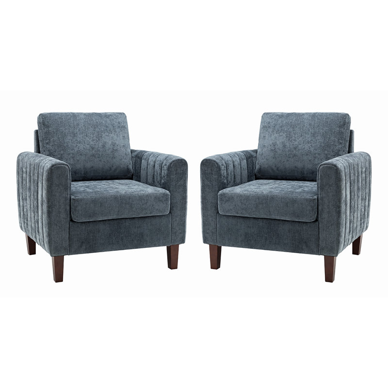 Ensemble de 2 fauteuils club Cephisus, Marine