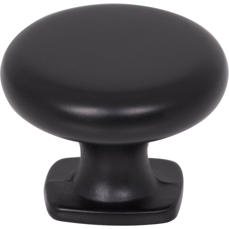 Belcastel 1 Mushroom Knob, Matte Black
