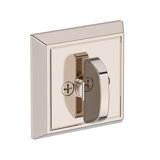 Chamfered Square Deadbolt Single Cylinder Deadbolt in Satin Nickel