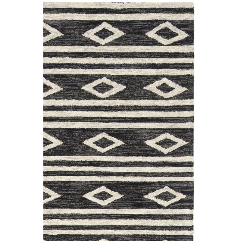 Vedika Hand Tufted Wool Southwestern Rug, Rectangle 2' x 3'