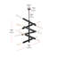 Luminaire suspendu 6 barres Axil en noir