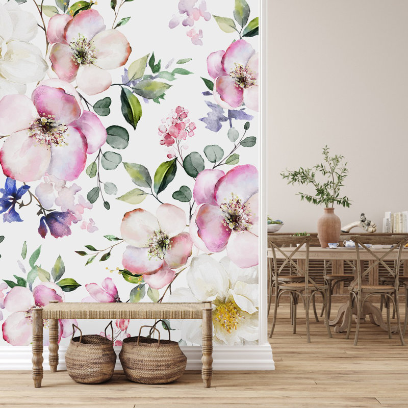Peel & Stick Wall Mural, 10.42' W x 10.42' L