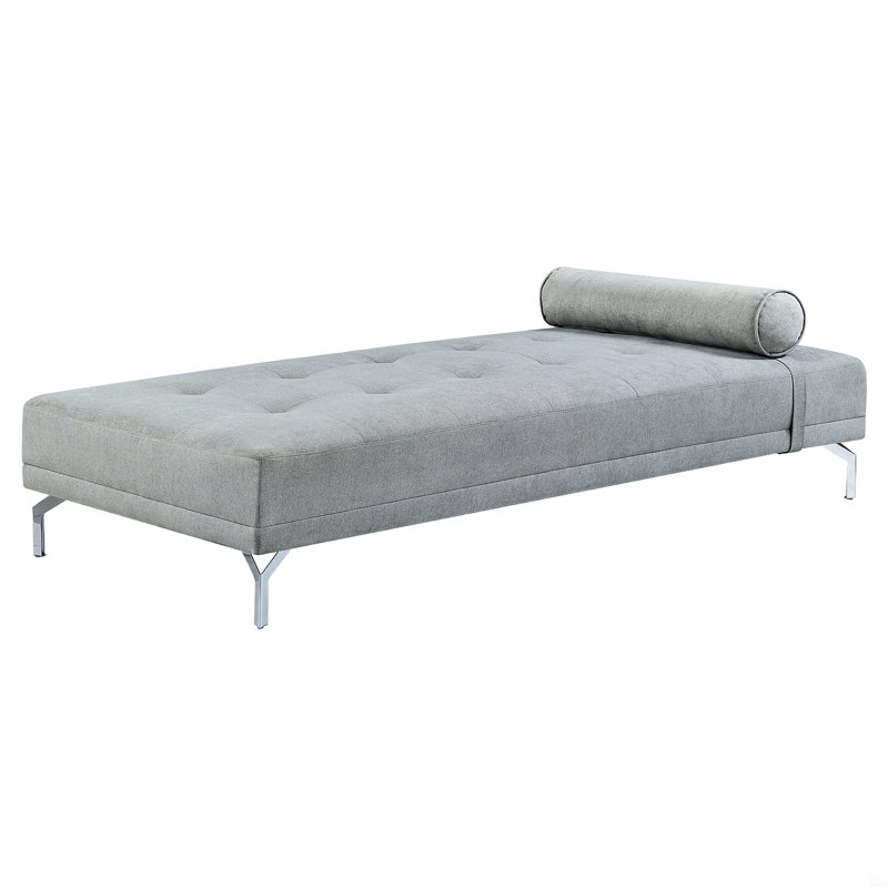 Canapé-lit en velours avec coussin