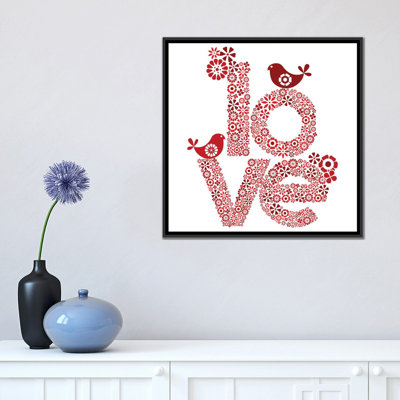 « red love », impression sur toile tendue