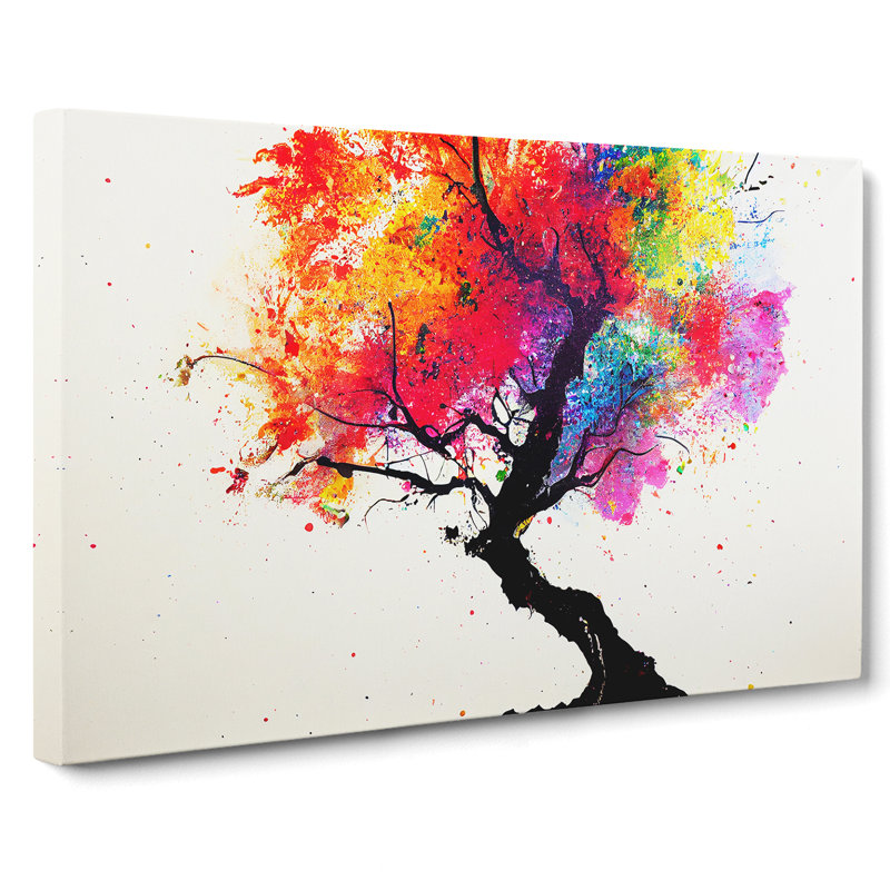 Tree Splash Vol.1 Abstract - Wrapped Canvas, 50cm H x 76cm W x 3cm D