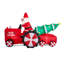 Décoration de Noël gonflable père Noël 11 pi sur tracteur