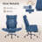  Ergonomic Cross Legged Office Chair With Footrest,leather Big And Tall Executive Chair With Wheels,reversible Armrest And Lumbar Pillow,135° Reclining Computer Wide Desk Chair For Home,office (No Massage)-855357896
