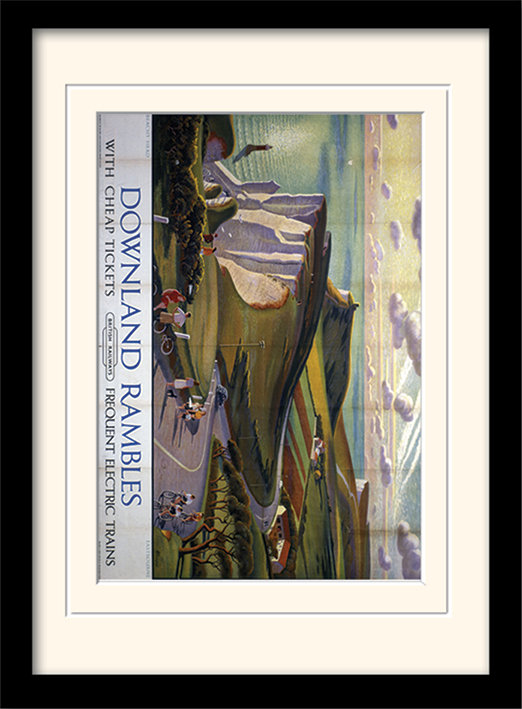 Print, 30cm H x 40cm W, Black Frame, Yellow