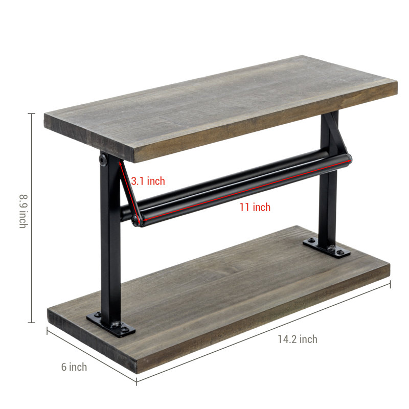 Tablette porte-serviettes de table autoportante