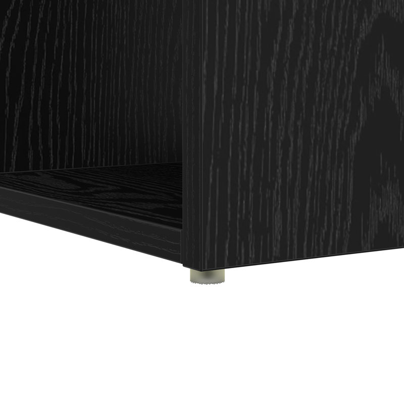 Writing Desk Engineered Wood, Black Oak