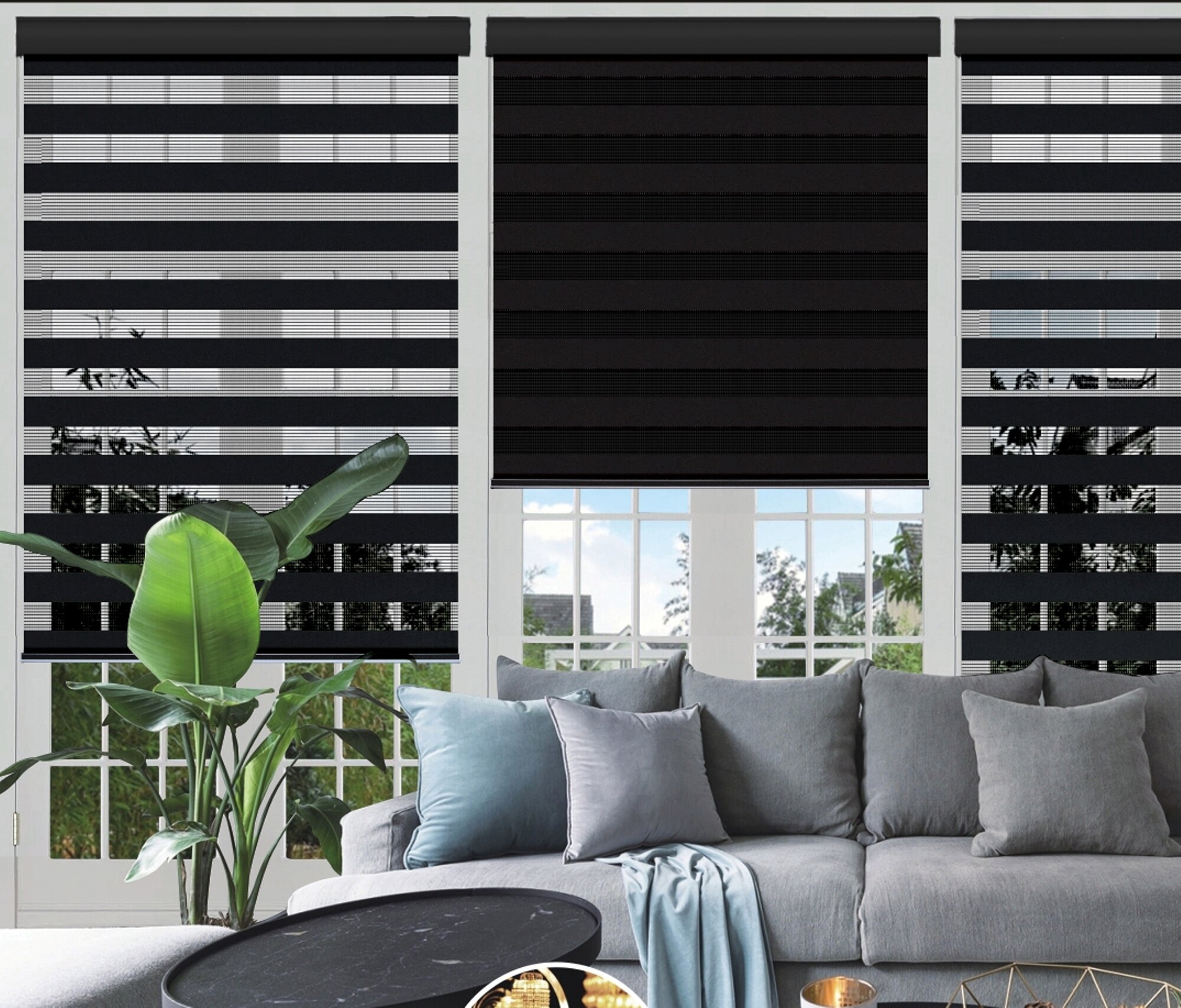 Symple Stuff Semi-Sheer Cordless Roller Shade | Wayfair