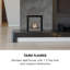 Klarstein 50cm W Black Ethanol Fireplace