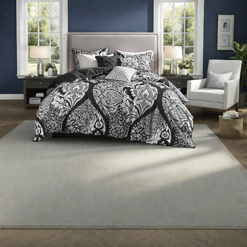 Ensembles de literie en coton de qualité supérieure, très grand, design damassé élégant pour la maison