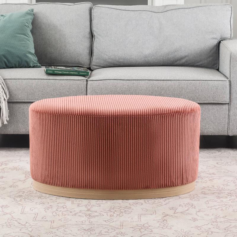 Banc elliptique souple, Orange rose