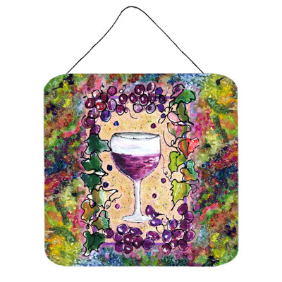 «Wine» par Sylvia Corban, reproduction d'art sur bois