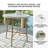 Thiet Outdoor Bar Table