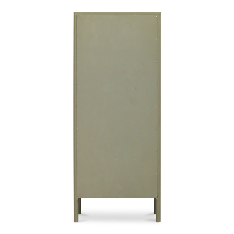 Hannah Tall Cabinet Black, Green