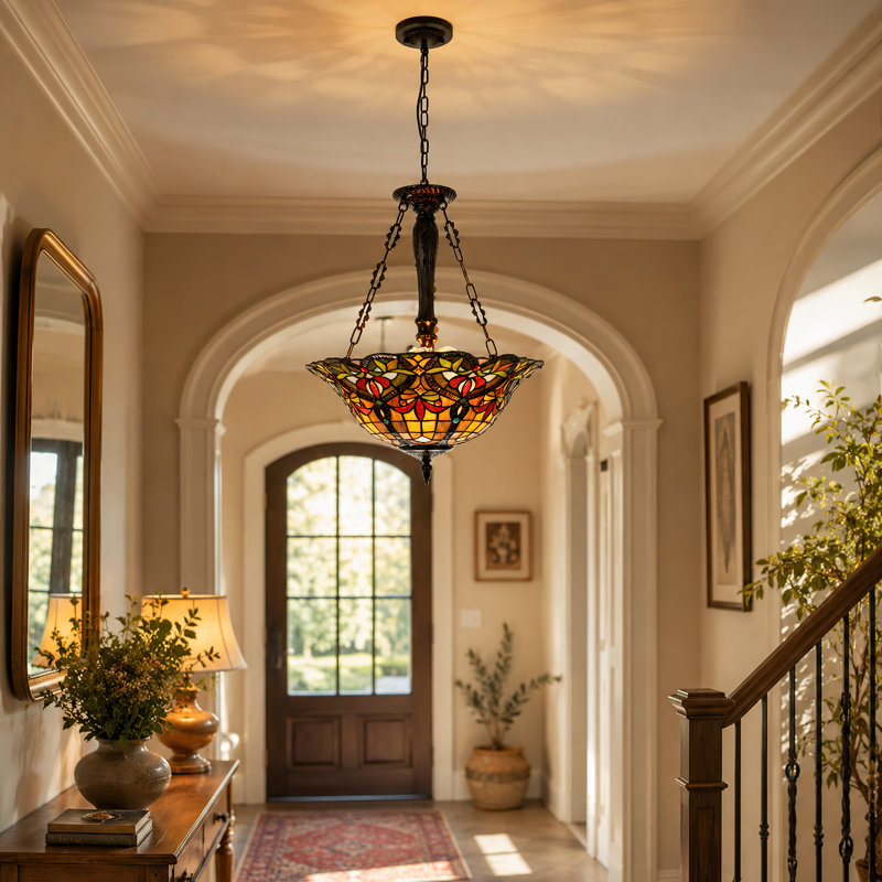 3 - Light Dimmable Geometric Chandelier