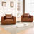 50” W Leather Accent Armchair(Set Of 2)-1536084025