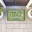 Paillasson Lodge Welcome Family Memories, par Amanda McGee, 18 po x 30 po