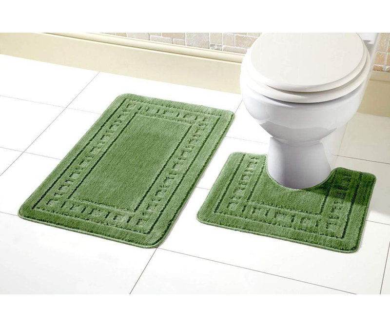 Non-Slip Bath Mat, Green