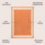 Tapis orange / crème Cityside Classic-69807091