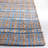 Oullins Natural Fiber Flat Weave Jute/Cotton Striped Rug in Blue/Natural-871232421