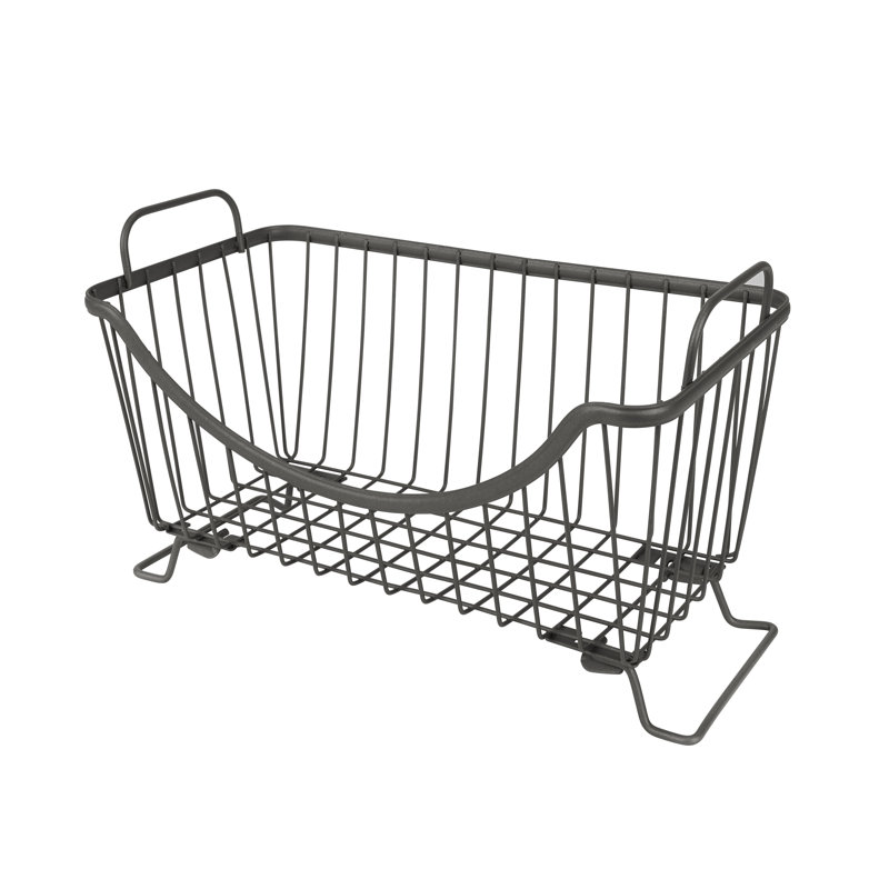 Dotted Line™ Albie Basket, Industrial Grey