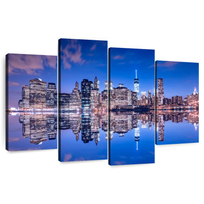 Sireci Manhattan Night Skyline